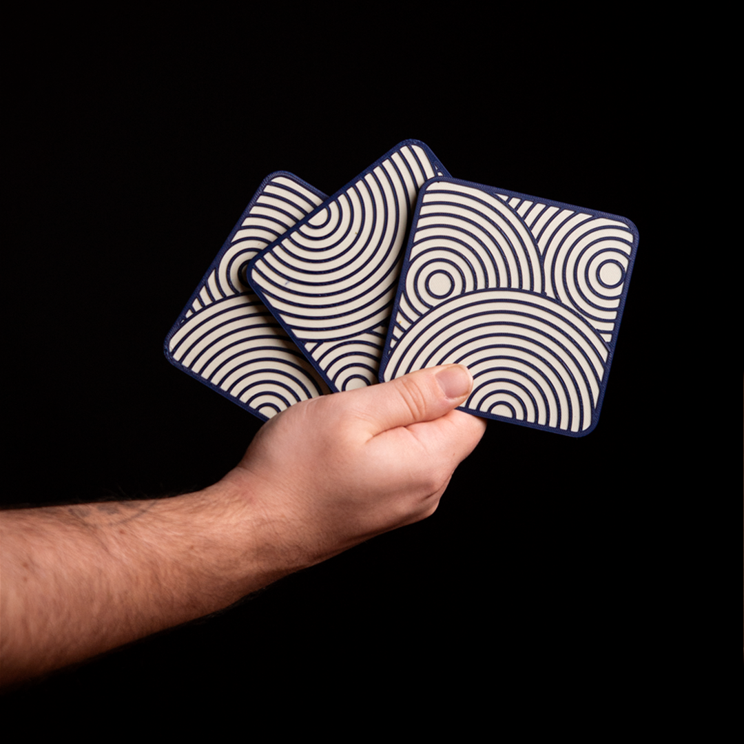 Concentric Square Coasters (Set of 3)