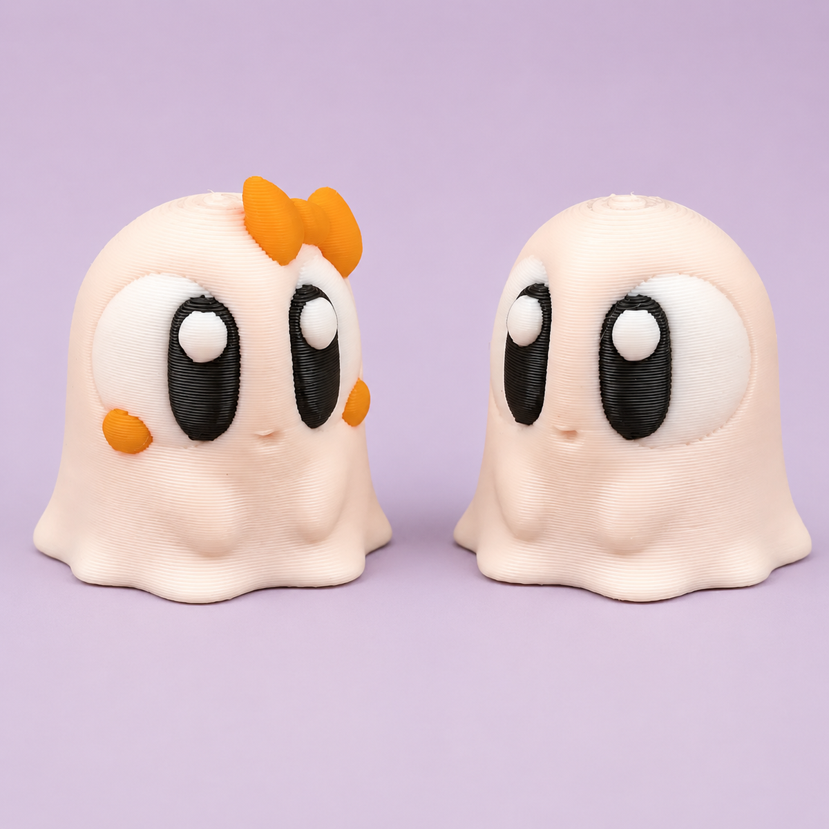 👻 Ghost Buddy Keychain – Set of 2