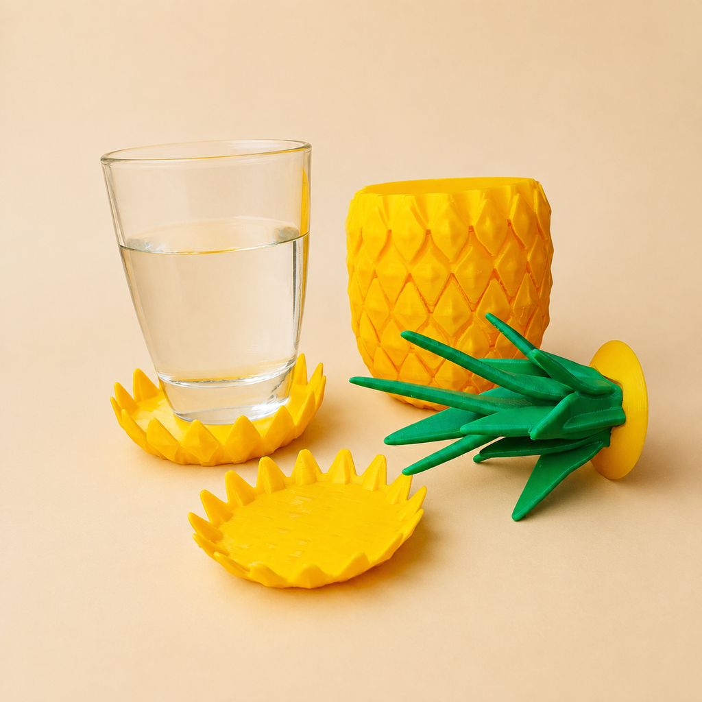 Pineapple Coasters (Set of 6)