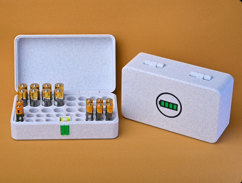 Battery Storage Box (AA & AAA Batteries)