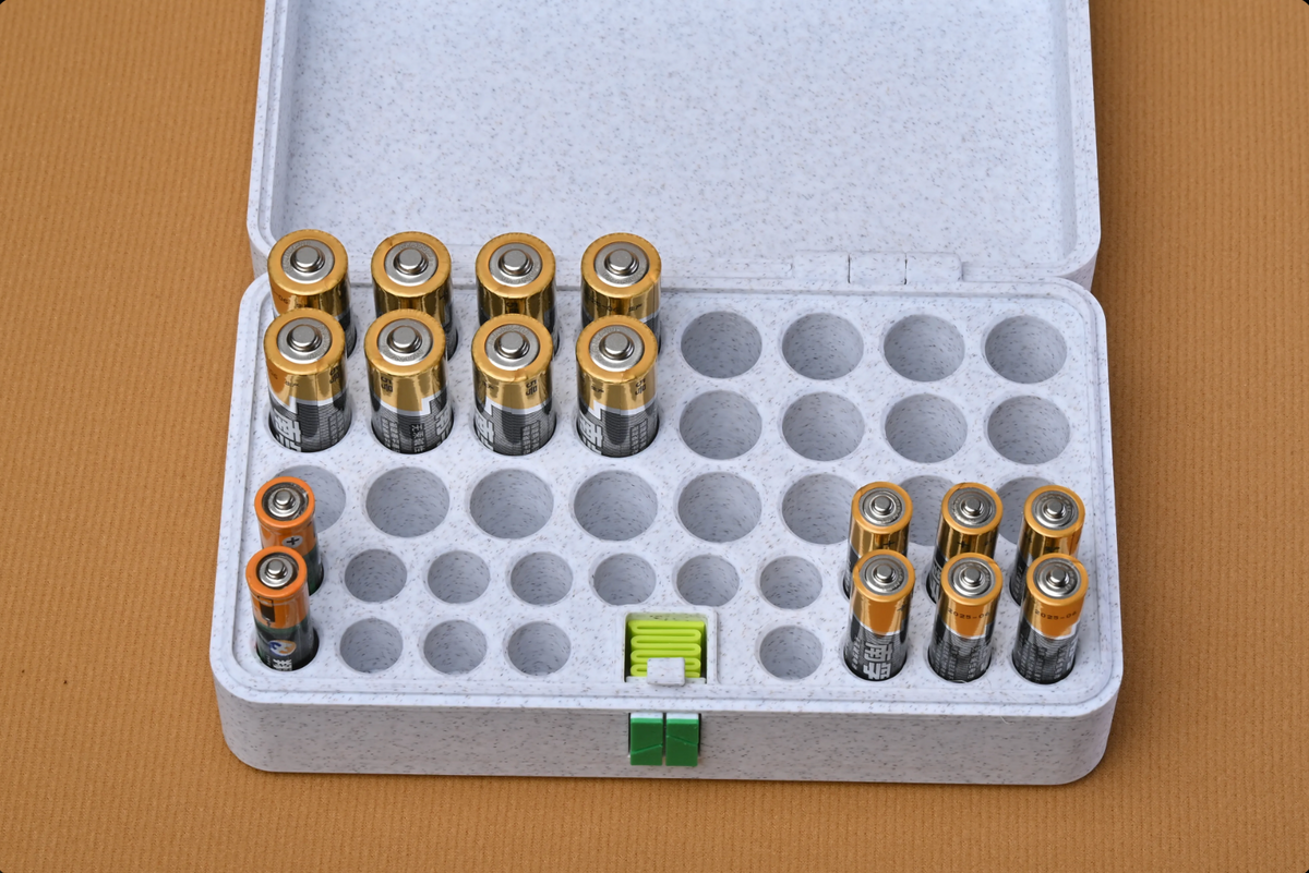 Battery Storage Box (AA & AAA Batteries)