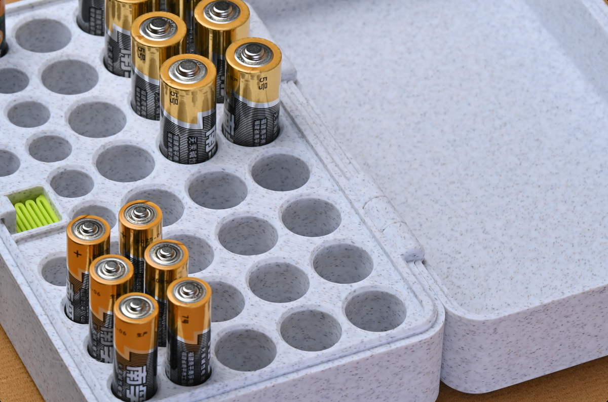Battery Storage Box (AA & AAA Batteries)