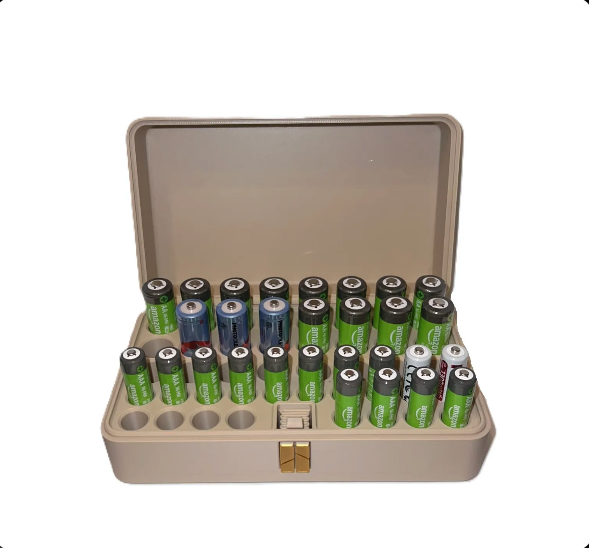 Battery Storage Box (AA & AAA Batteries)