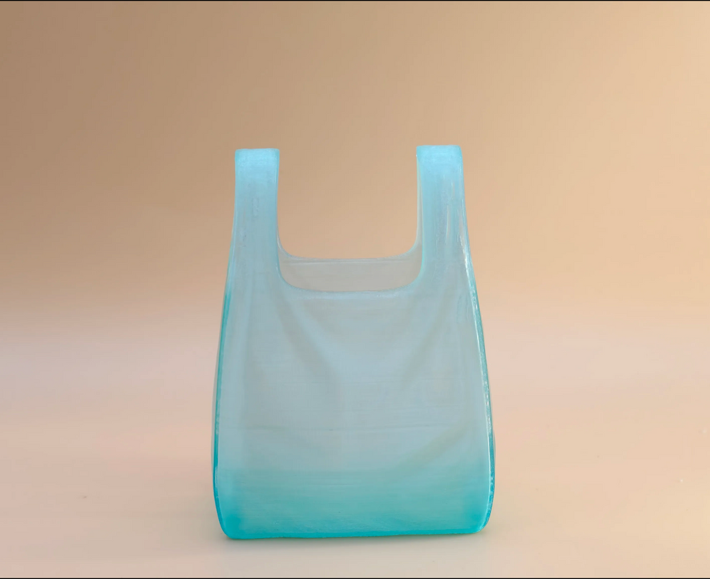 Transparent Plastic Bag Vase