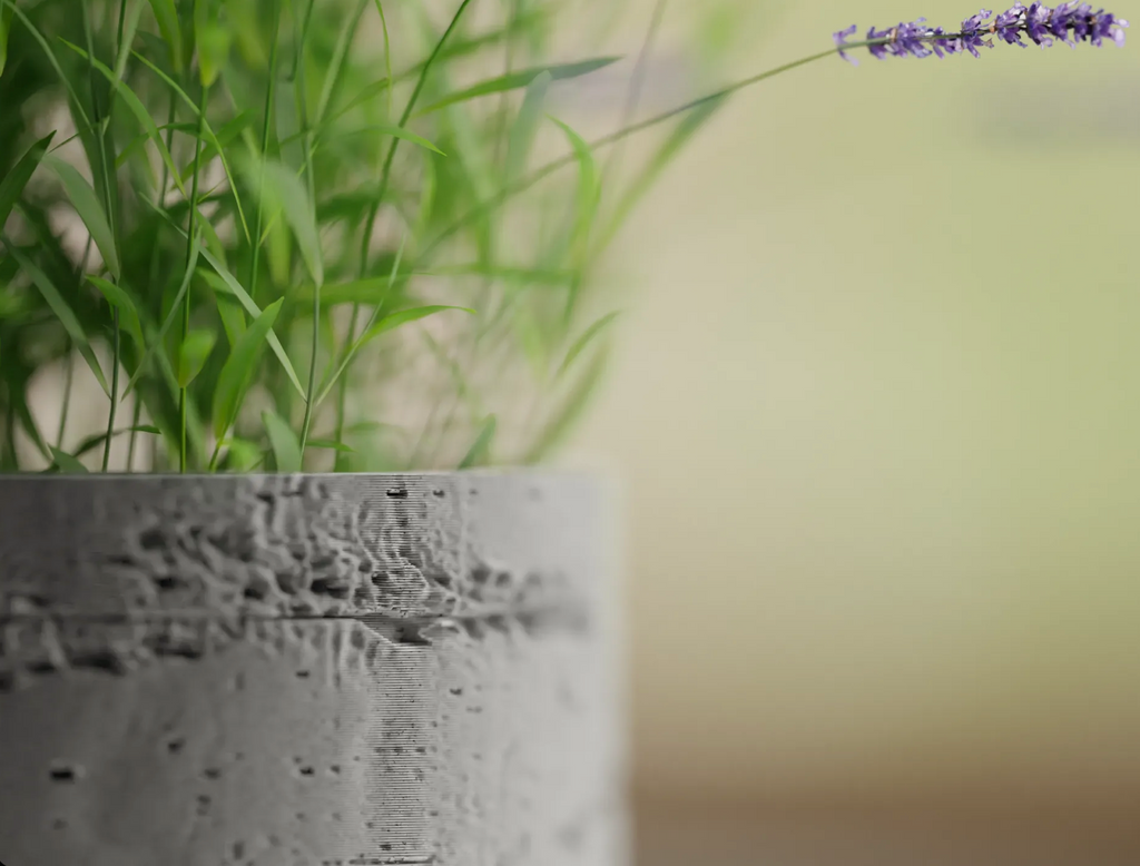 Concrete Texture Planter Pot