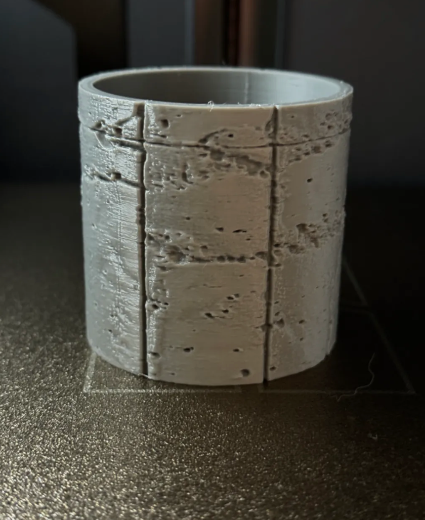 Concrete Texture Planter Pot