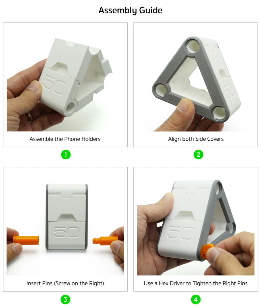 Tri-Angle Phone Rest