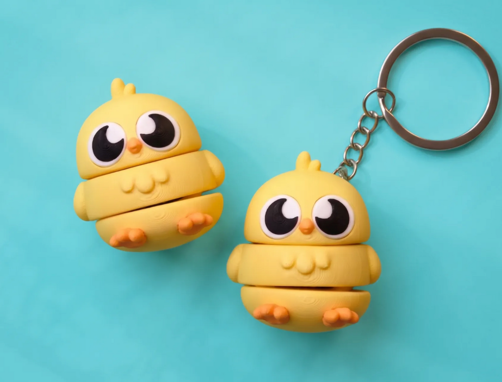 🐥 Chick Buddy Keychain