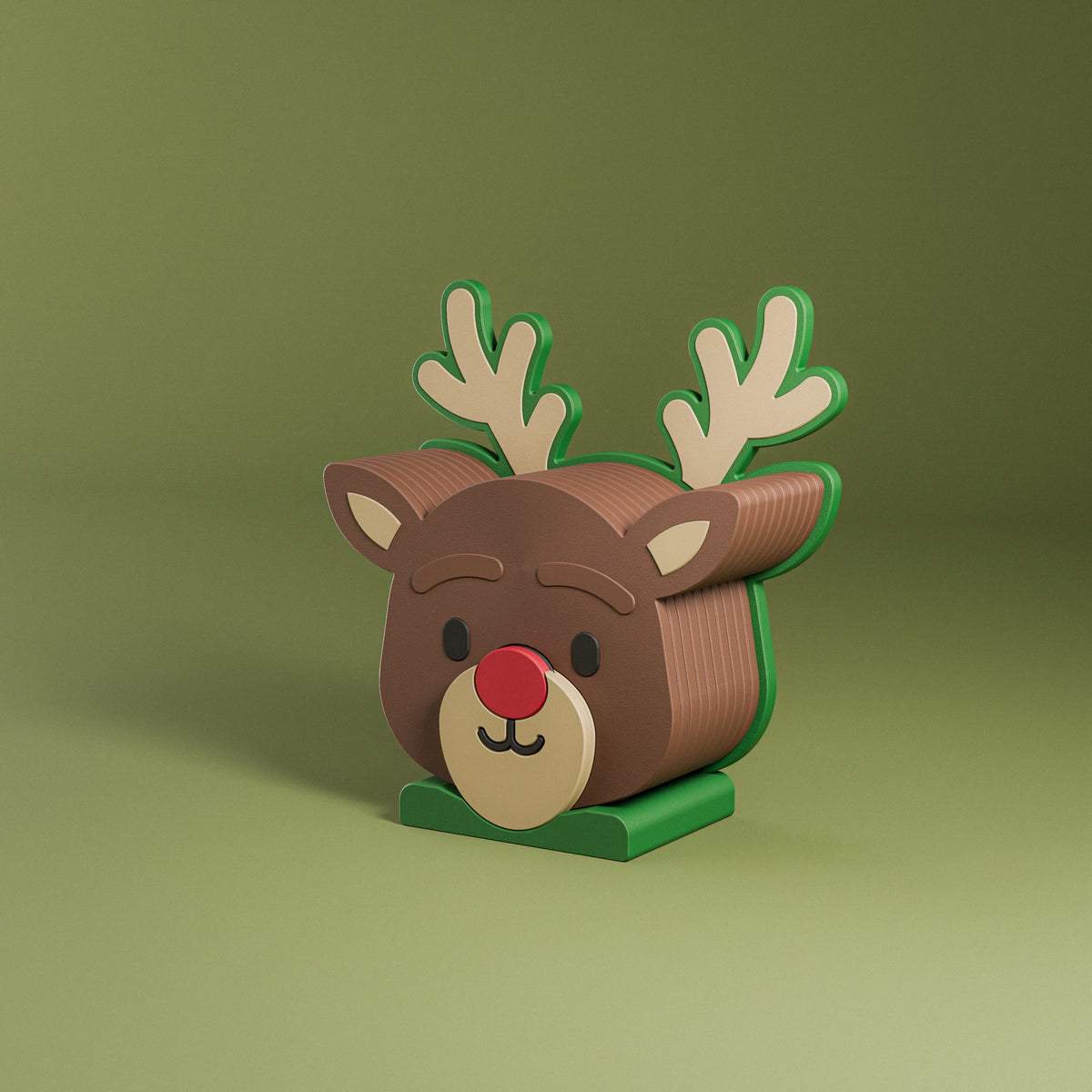Reindeer Coaster (Set of 3)